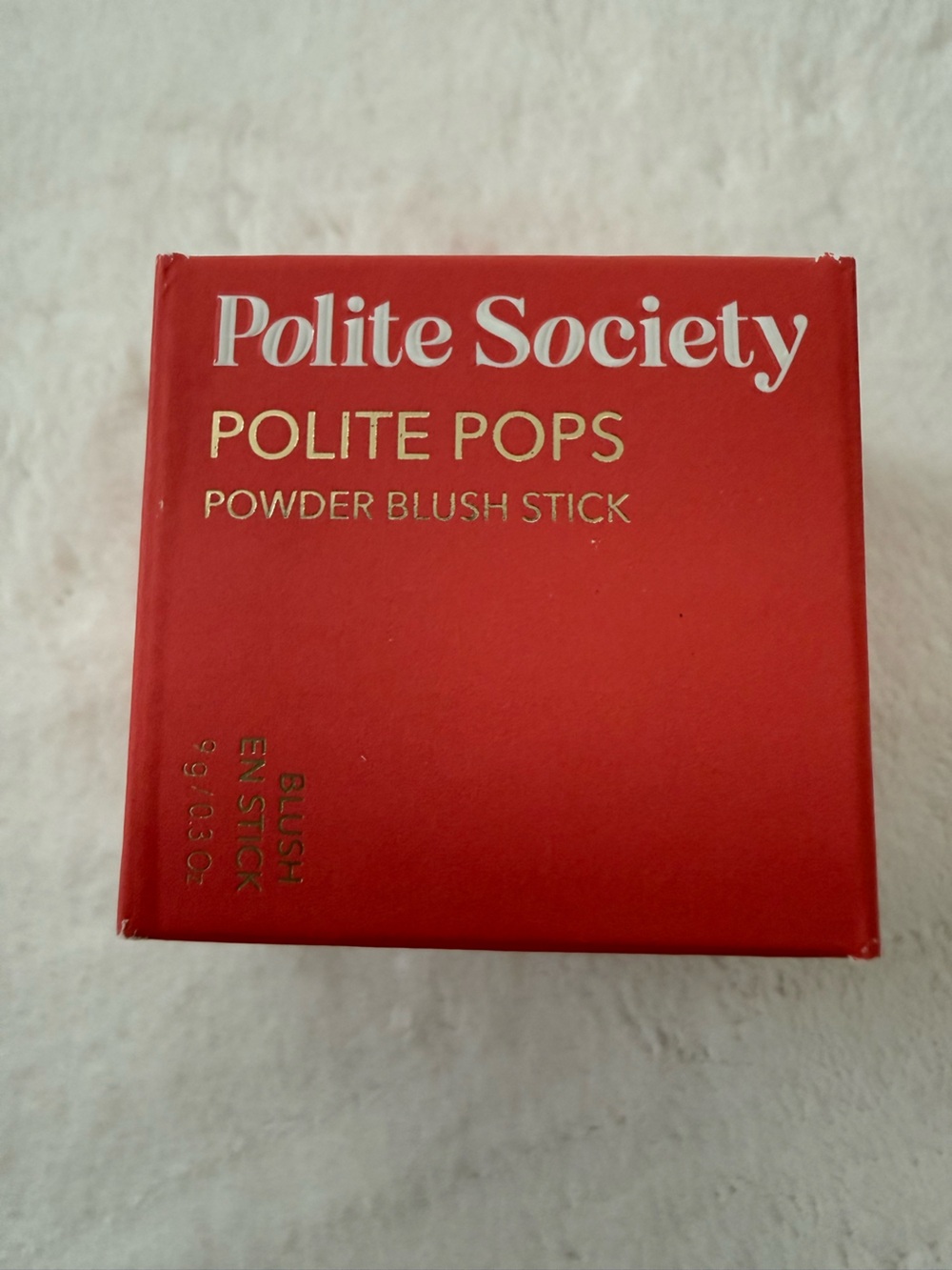 Polite Society Polite Pops Powder Blush Stick - Shade Palm Beach